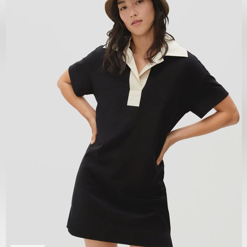 Everlane Retro Polo T shirt Dress XS